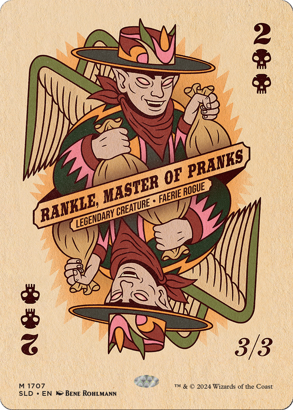 Rankle, Master of Pranks (SLD-1707) - Secret Lair Drop (Borderless) Foil
