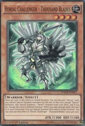 Heroic Challenger - Thousand Blades (WSUP-EN017) - World Superstars 1st Edition