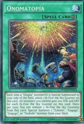 Onomatopia (WSUP-EN024) - World Superstars 1st Edition