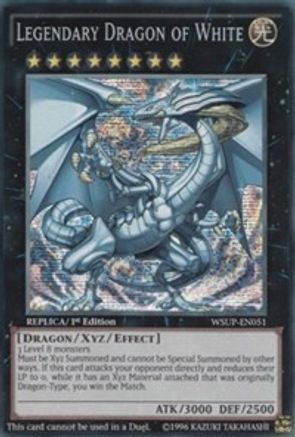 Legendary Dragon of White (WSUP-EN051) - World Superstars 1st Edition