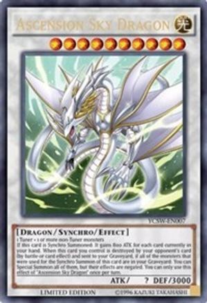 Ascension Sky Dragon (YCSW-EN007) - Yu-Gi-Oh! Championship Series Prize Cards Limited
