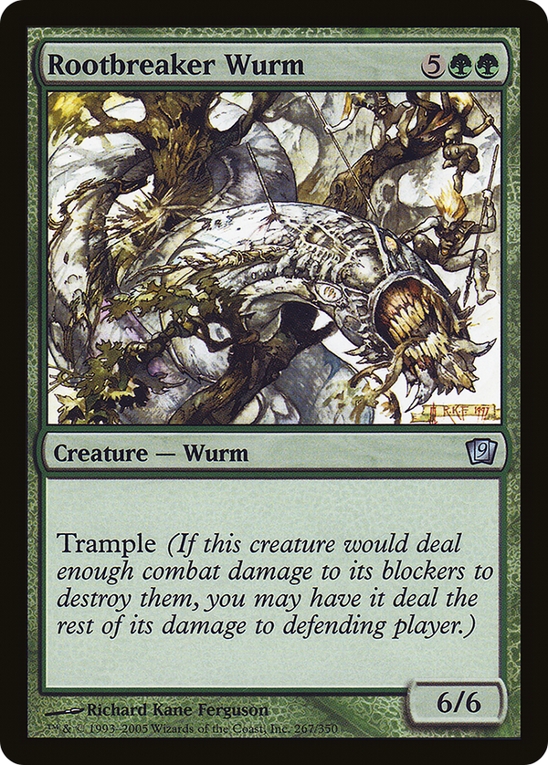 Rootbreaker Wurm (9ED-267) - 9th Edition