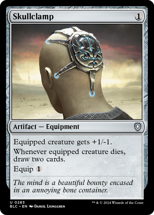 Skullclamp (BLC-283) - Bloomburrow Commander