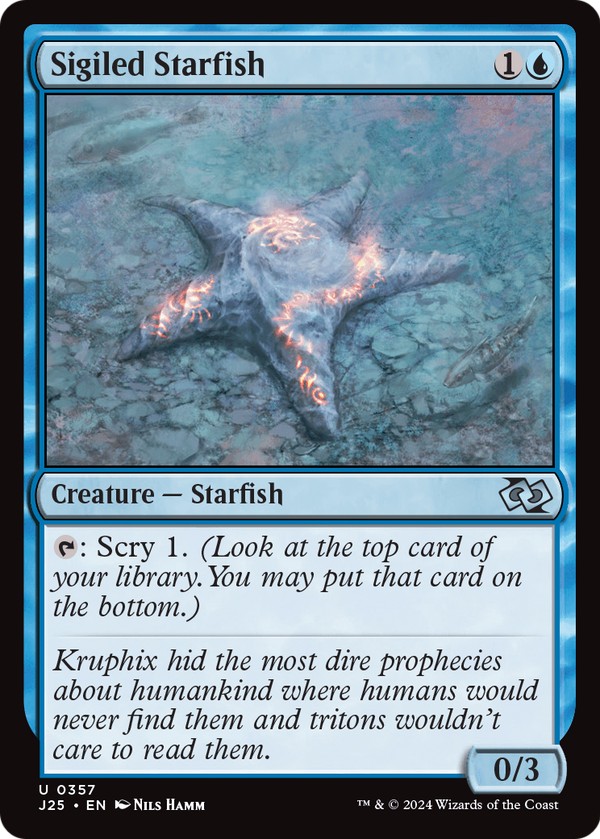 Sigiled Starfish (J25-357) - Foundations Jumpstart