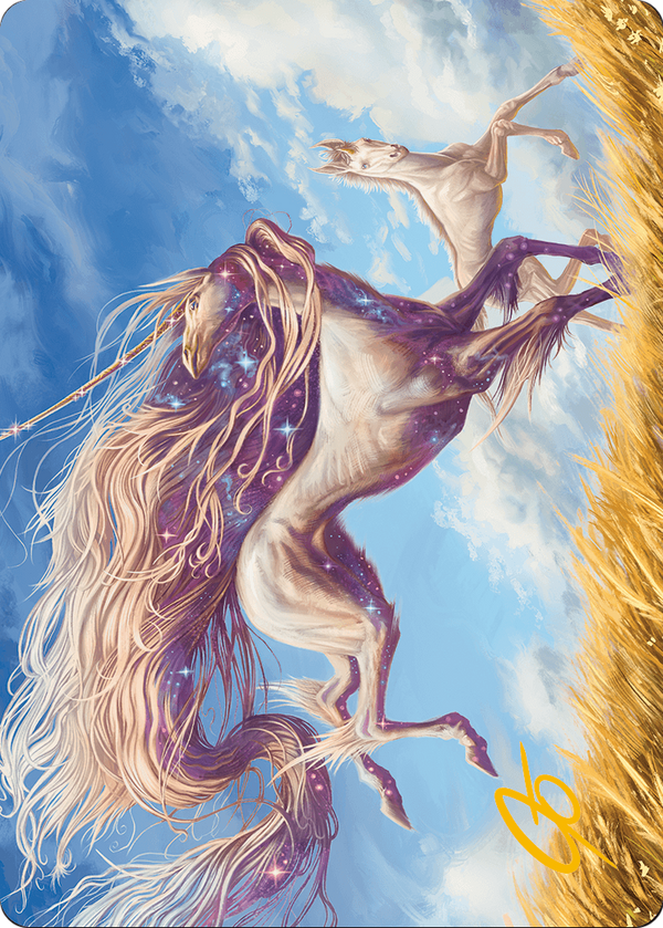 Nyxborn Unicorn // Nyxborn Unicorn (AMH3-001) - Modern Horizons 3 Art Series (Borderless)
