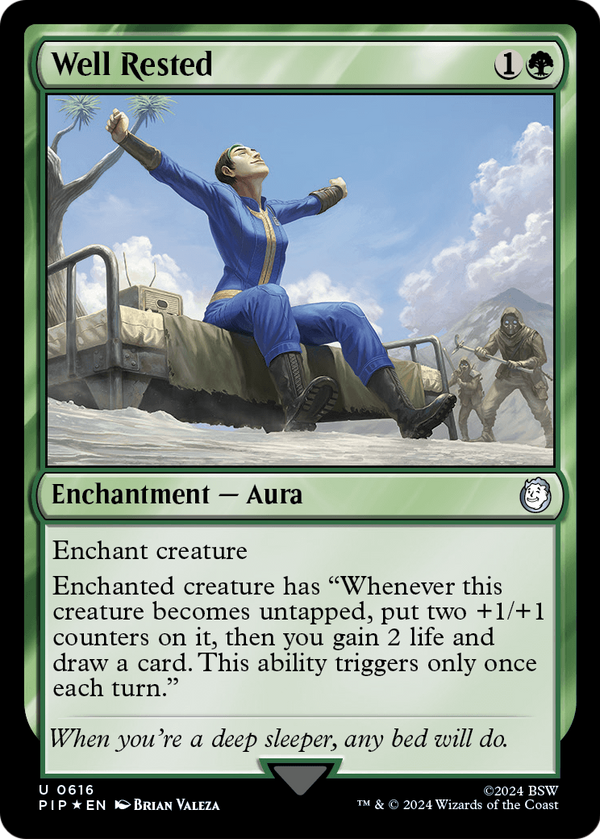 Well Rested (Surge Foil) (PIP-616) - Fallout Foil