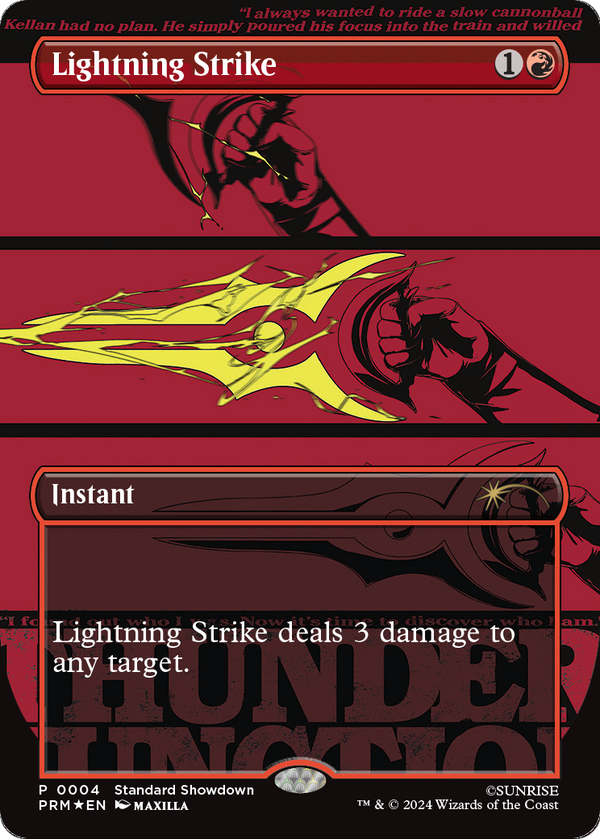 Lightning Strike (PCBB-004) - Cowboy Bebop (Borderless) Foil