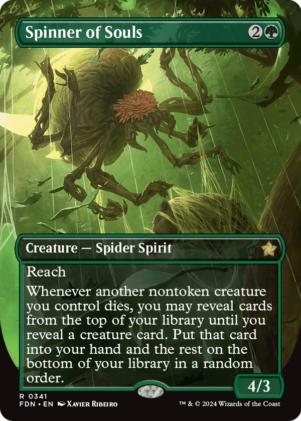 Spinner of Souls (Borderless) (FDN-341) - Foundations Foil