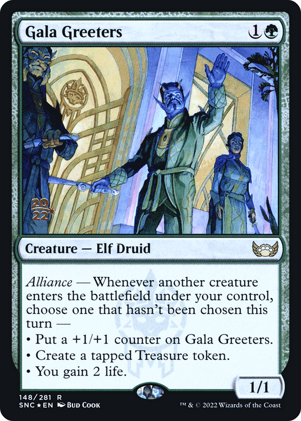 Gala Greeters (PRE-148) - Streets of New Capenna Promos Foil