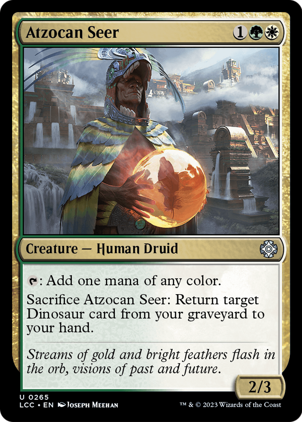 Atzocan Seer (LCC-265) - The Lost Caverns of Ixalan Commander