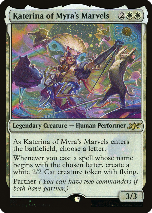 Katerina of Myra's Marvels (Galaxy Foil) (UNF-302) - Unfinity Foil