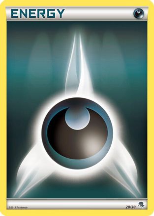 Darkness Energy (#28)  BW Trainer Kit Excadrill & Zoroark - Common