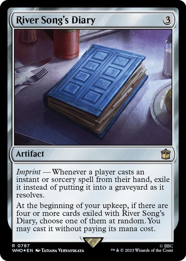River Song's Diary (Surge Foil) (WHO-787) - Doctor Who Foil