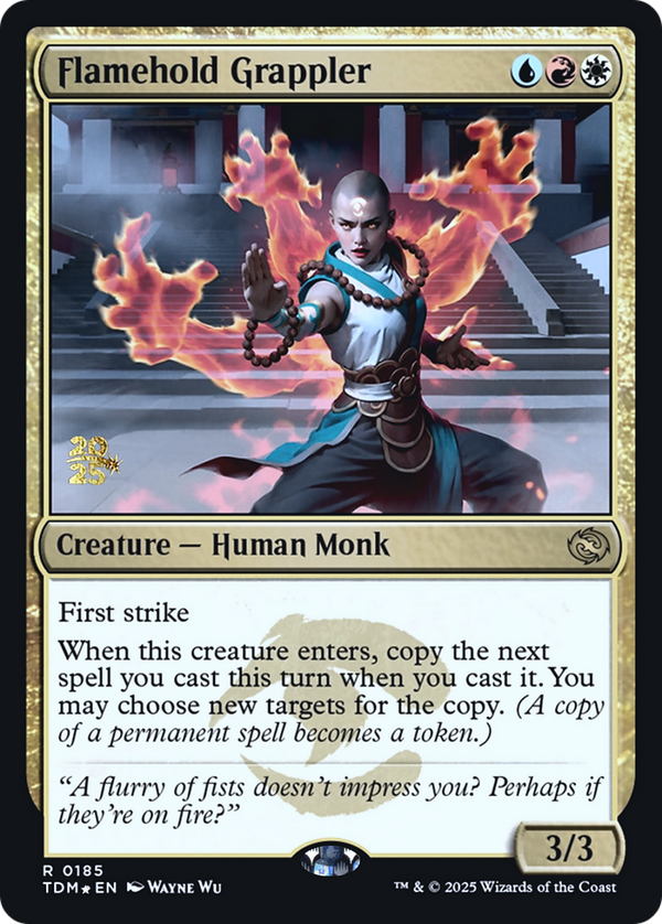 Flamehold Grappler (PRE-185) - Prerelease Cards Foil