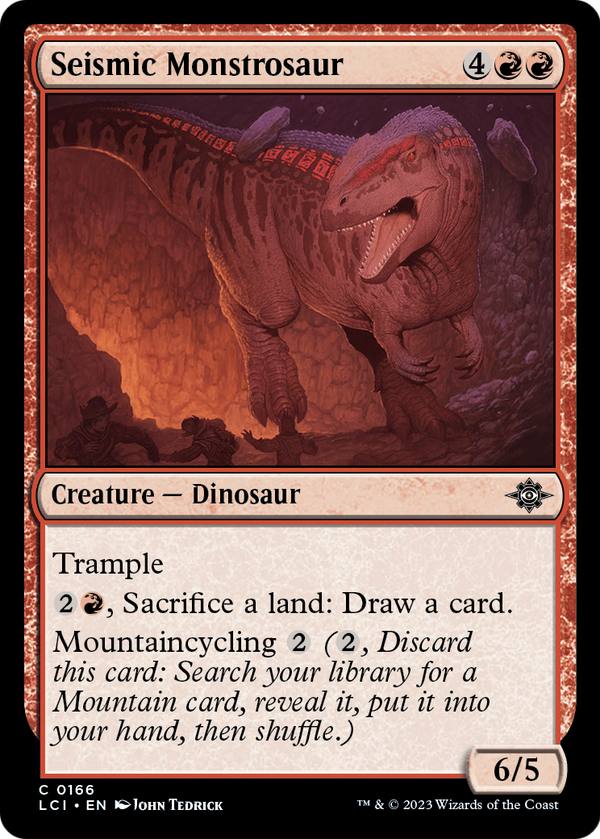 Seismic Monstrosaur (LCI-166) - The Lost Caverns of Ixalan