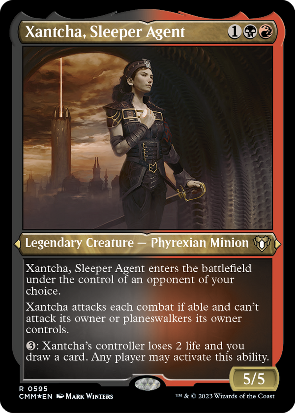 Xantcha, Sleeper Agent (Foil Etched) (CMM-595) - Commander Masters Foil