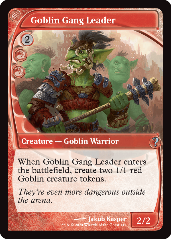 Goblin Gang Leader (Future Sight) (MB2-144) - Mystery Booster 2 Foil