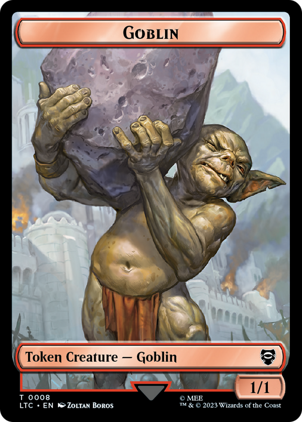 Goblin (TLTC-008) - Tales of Middle-earth Commander Tokens