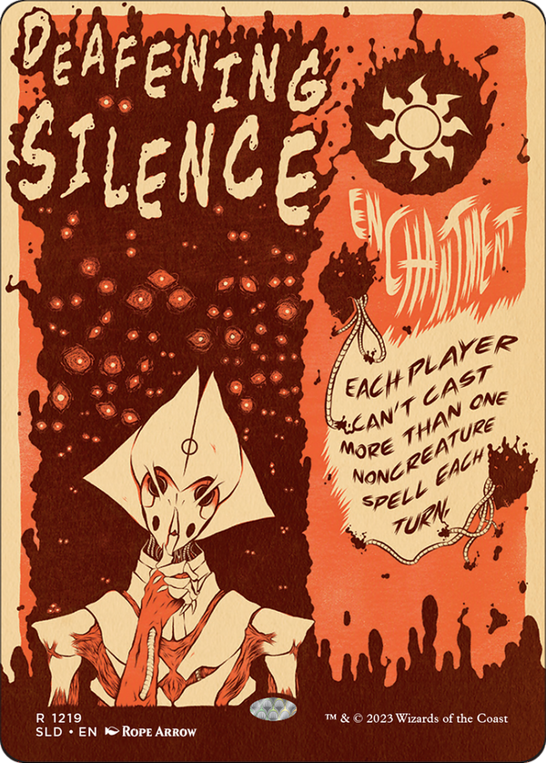 Deafening Silence (SLD-1219) - Secret Lair Drop (Borderless) Foil
