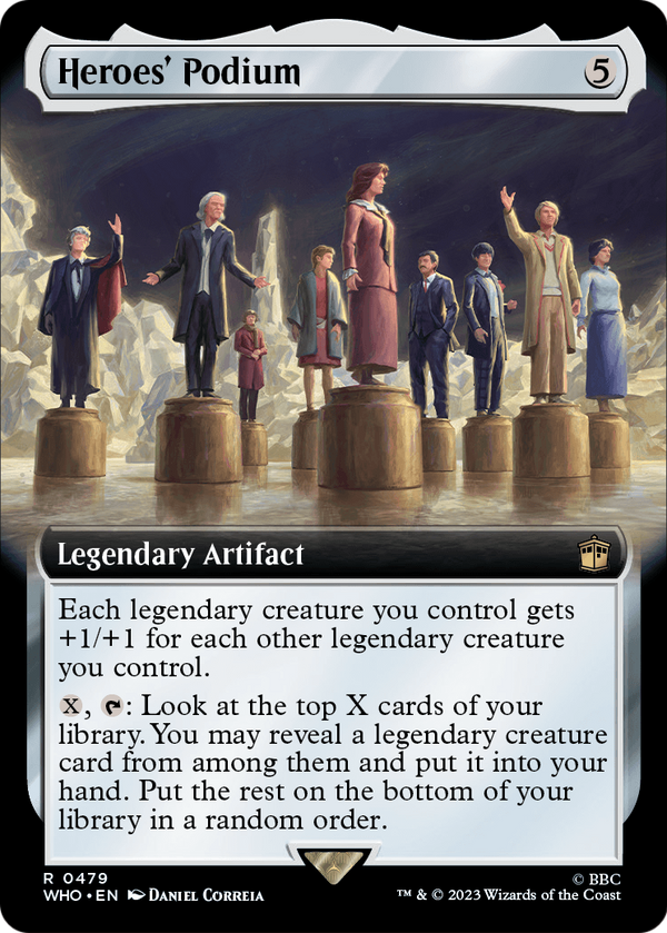 Heroes' Podium (Extended Art) (WHO-479) - Doctor Who: (Extended Art)