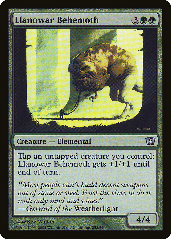Llanowar Behemoth (9ED-252) - 9th Edition