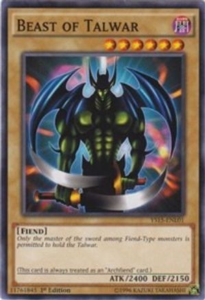Beast of Talwar (YS15-ENL01) - Starter Deck: Dark Legion 1st Edition