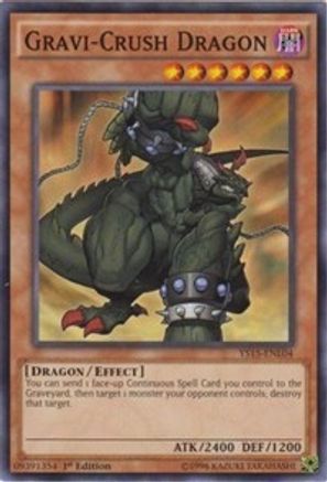 Gravi-Crush Dragon (YS15-ENL04) - Starter Deck: Dark Legion 1st Edition