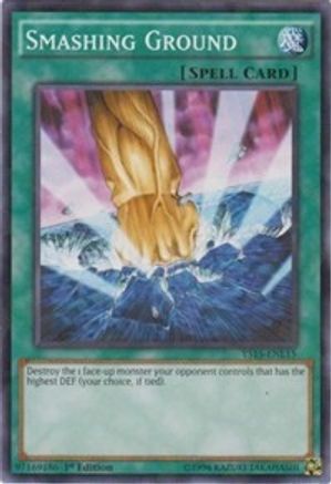 Smashing Ground (Shatterfoil) (YS15-ENL15) - Starter Deck: Dark Legion 1st Edition