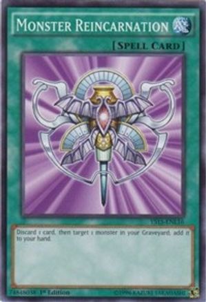 Monster Reincarnation (YS15-ENL16) - Starter Deck: Dark Legion 1st Edition
