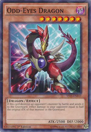 Odd-Eyes Dragon (Shatterfoil) (YS15-ENF03) - Starter Deck: Saber Force 1st Edition