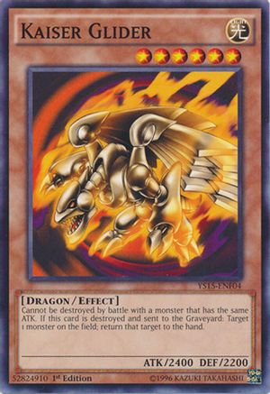 Kaiser Glider (YS15-ENF04) - Starter Deck: Saber Force 1st Edition