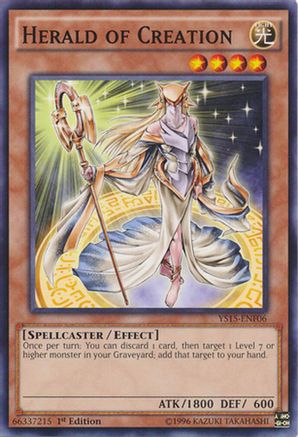 Herald of Creation (YS15-ENF06) - Starter Deck: Saber Force 1st Edition