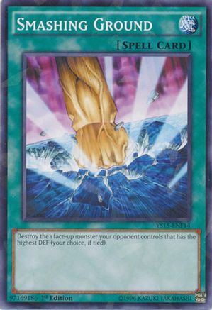 Smashing Ground (Shatterfoil) (YS15-ENF14) - Starter Deck: Saber Force 1st Edition