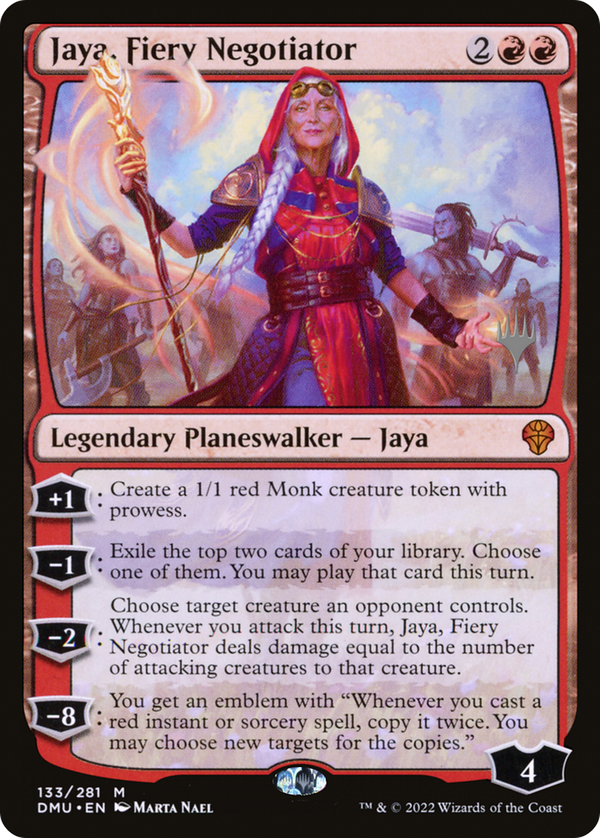 Jaya, Fiery Negotiator (PPDMU-133) - Dominaria United Promos Foil