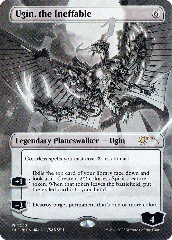 Ugin, the Ineffable (Borderless) (SLD-1243) - Secret Lair Drop (Borderless) Foil