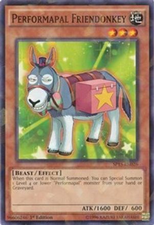 Performapal Friendonkey (Shatterfoil) (SP15-EN026) - Star Pack ARC-V 1st Edition