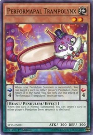 Performapal Trampolynx (SP15-EN021) - Star Pack ARC-V 1st Edition