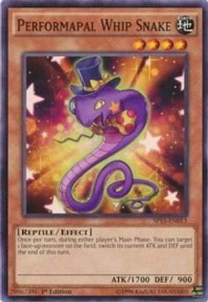 Performapal Whip Snake (SP15-EN013) - Star Pack ARC-V 1st Edition