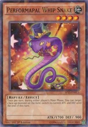 Performapal Whip Snake (Shatterfoil) (SP15-EN013) - Star Pack ARC-V 1st Edition