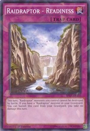 Raidraptor - Readiness (Shatterfoil) (SP15-EN050) - Star Pack ARC-V 1st Edition