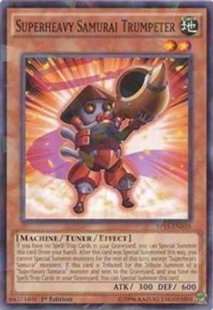 Superheavy Samurai Trumpeter (Shatterfoil) (SP15-EN028) - Star Pack ARC-V 1st Edition