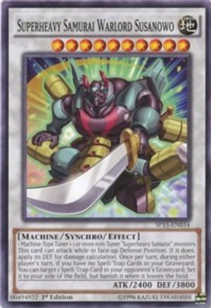 Superheavy Samurai Warlord Susanowo (SP15-EN034) - Star Pack ARC-V 1st Edition