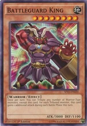 Battleguard King (Shatterfoil) (SP15-EN020) - Star Pack ARC-V 1st Edition