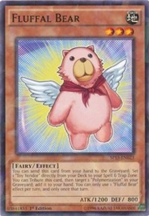 Fluffal Bear (Shatterfoil) (SP15-EN023) - Star Pack ARC-V 1st Edition