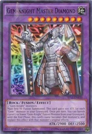 Gem-Knight Master Diamond (Shatterfoil) (SP15-EN030) - Star Pack ARC-V 1st Edition