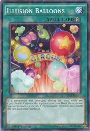 Illusion Balloons (Shatterfoil) (SP15-EN044) - Star Pack ARC-V 1st Edition