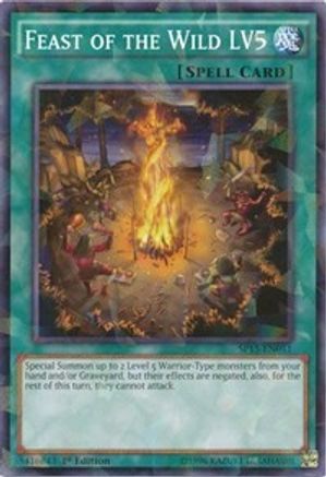 Feast of the Wild LV5 (Shatterfoil) (SP15-EN041) - Star Pack ARC-V 1st Edition