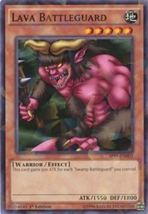 Lava Battleguard (Shatterfoil) (SP15-EN003) - Star Pack ARC-V 1st Edition