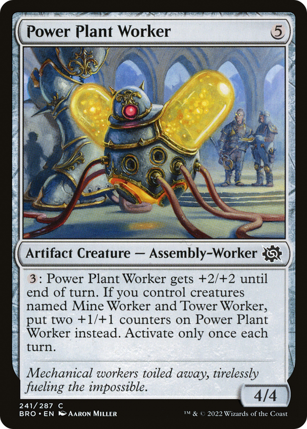 Power Plant Worker (BRO-241) - The Brothers' War
