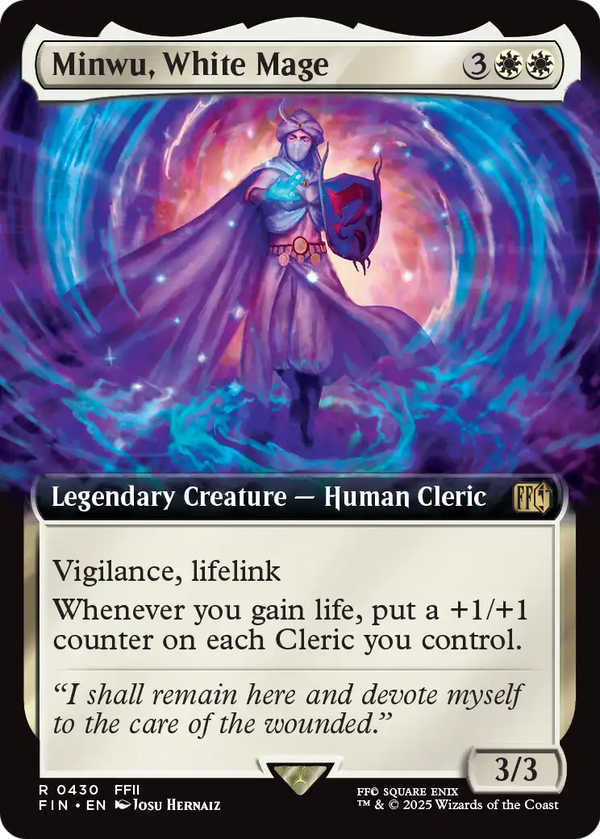 Minwu, White Mage (Extended Art) (FIN-430) - FINAL FANTASY: (Extended Art)